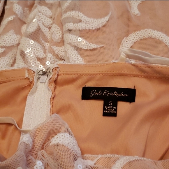 Jodi Kristopher Spaghetti Strap Sequined Dress 5 - Picture 7 of 7